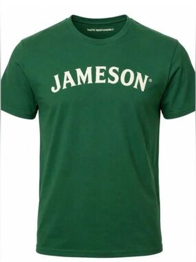 Jameson Whiskey Green Logo Short Sleeve Tee Size XL